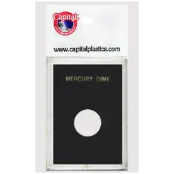 Capital Plastics Caps Coin Holder - Mercury Dime