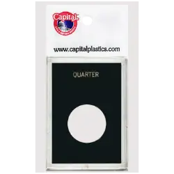Capital Plastics Caps Coin Holder - Quarter