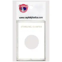 Capital Plastics Caps Coin Holder - Standing Liberty Quarter