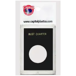 Capital Plastics Caps Coin Holder - Bust Quarter