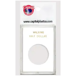 Capital Plastics Caps Coin Holder - Walking Half Dollar
