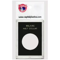Capital Plastics Caps Coin Holder - Walking Half Dollar