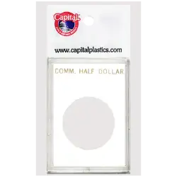 Capital Plastics Caps Coin Holder - Comm Half Dollar