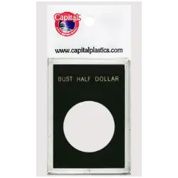 Capital Plastics Caps Coin Holder - Bust Half Dollar