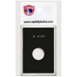 Capital Plastics Caps Coin Holder - 3 Cent Nickel