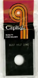 Capital Plastics Caps Coin Holder - Bust Half Dime