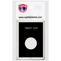Capital Plastics Caps Coin Holder - 20 Cents