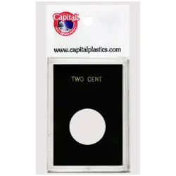 Capital Plastics Caps Coin Holder - Two Cent