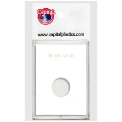 Capital Plastics Caps Coin Holder - $2.50 Gold