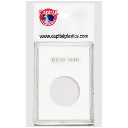 Capital Plastics Caps Coin Holder - $10 Gold