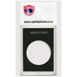 Capital Plastics Caps Coin Holder - $20 Gold