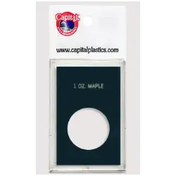 Capital Plastics Caps Coin Holder - 1 oz. Maple