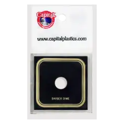 Capital Plastics VPX Coin Holder - Barber Dime