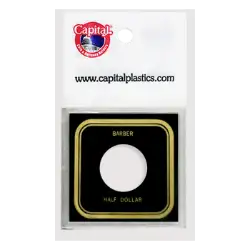 Capital Plastics VPX Coin Holder - Barber Half Dollar