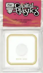 Capital Plastics VPX Coin Holder - Dollar 10 Gold
