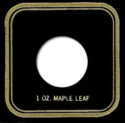 Capital Plastics VPX Coin Holder - 1 oz. Maple