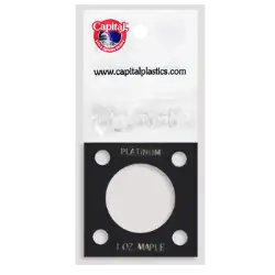 Capital Plastics 144 Coin Holder - 1 oz Canadian Platinum Maple Leaf