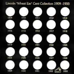 U.S. Lincoln Wheat Back Cents 1909-1933