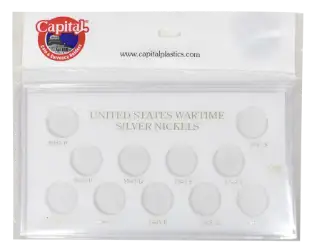 U.S. Wartime Silver Nickels  11 slot(s)