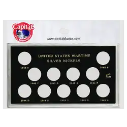 U.S. Wartime Silver Nickels 11 slot(s).