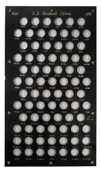 U.S. Roosevelt Dimes 1946-1976S (Includes Clad & Proofs - Reverse)