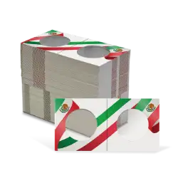 2x2 Paper Coin Holders for Half/Small Dollar/Quarter - Mexican Flag
