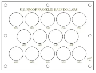 U.S. Proof Franklin Half Dollars