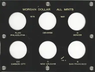 U.S. Morgan Dollar All Mints 1878-1921 (One Reverse)