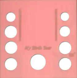 My Birth Year (.5, 5 quarters, .10, .05, .01)