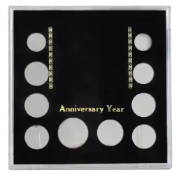 Anniversary (Small $, .50, 5 Quarters, .10, .05, .01)