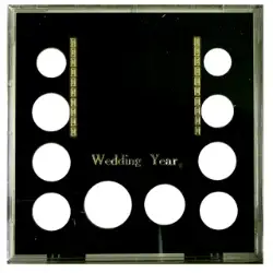 Wedding Year (Small $, .50, 5 Quarters, .10, .05, .01)
