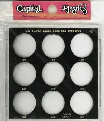 U.S. Silver Eagle Year Set 1986-1994