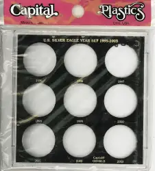 U.S. Silver Eagle Year Set 1995-2003