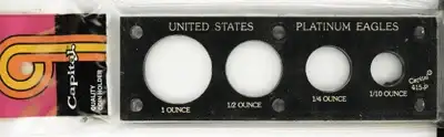 U.S. Platinum Eagles (1, 1/2, 1/4, 1/10 oz.)