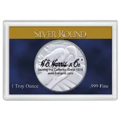 Silver Round Frosty Case