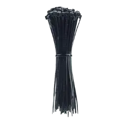 8" Nylon Cable Zip Tie 50lbs - Black