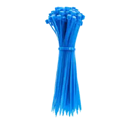 8" Nylon Cable Zip Tie 50lbs - Blue