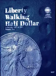 Liberty Walking Half Dollar No. 2 Folder, 1937-1947