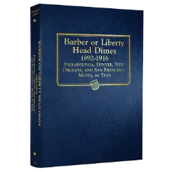 Barber Dime Album 1892-1916