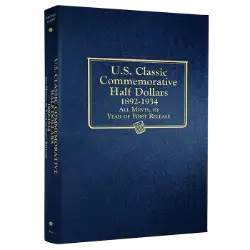 U.S. Classic Commemorative Halves Album Vol One, 1892-1934