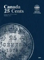 Canadian 25 Cents Folder Vol. I 1870-1910