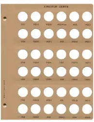 Lincoln Cents Replacement Page (1921 - 1934)