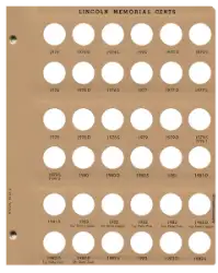 Lincoln Cents With Proof Replacement Page (1974 - 1983)