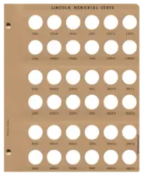 Lincoln Cents With Proof Replacement Page (1996 - 2007)