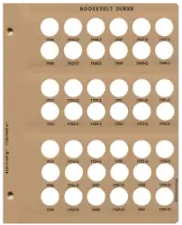 Roosevelt Dimes Replacement Page (1946 - 1961)