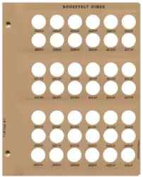 Roosevelt Dimes Replacement Page (2005 - 2026)