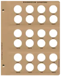 Washington Quarters with Proof- Page 1