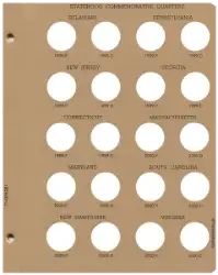 Statehood Quarters P&D Replacement Page 1 1999-P-2000-D
