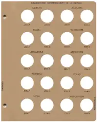 Statehood Quarters with P&D Replacement Page 3 2003 P to 2004 D