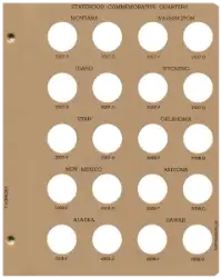 Statehood Quarters Replacement Page 5 2007 P - 2008 D